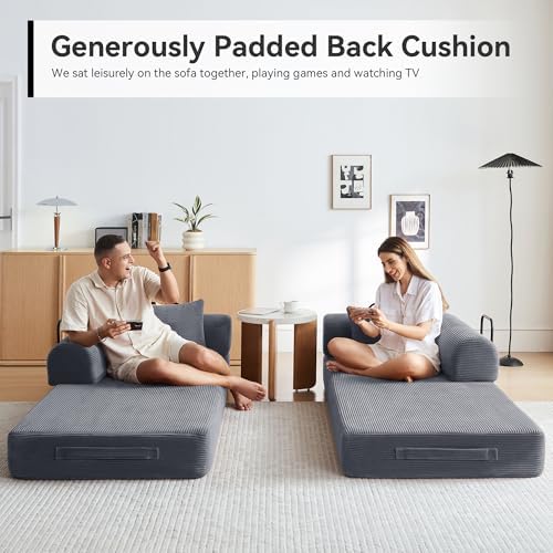 79" Convertible Sofa Bed, Boneless Couch - Image 3