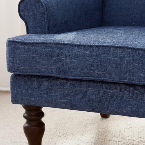 High Back Wingback Accent Chair, Upholstered Single Armchair Sofa - Image 5