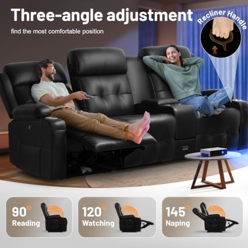 RV Loveseat Recliner Sofa, Home Theater Seating - Image 4