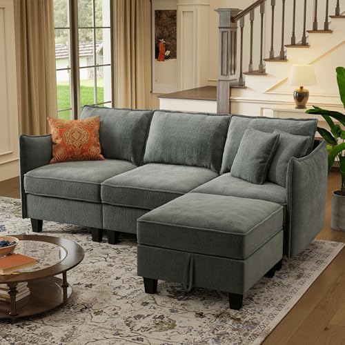WorthFurni Modular Sectional Sofa L Shape Couches - Image 3