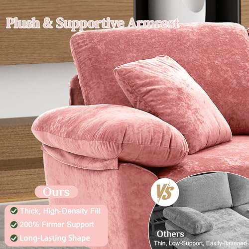 OUYESSIR 114" U-Shaped Modular Sectional Sofa - Image 4