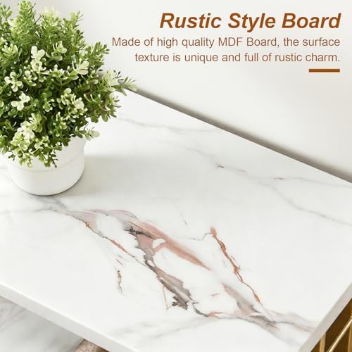 HOMISSUE Sofa Console Table, Rustic Console Table - Image 5