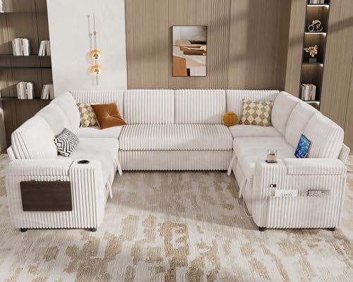 Vipbear 111" Modular Sectional Sleeper Sofa - Image 2
