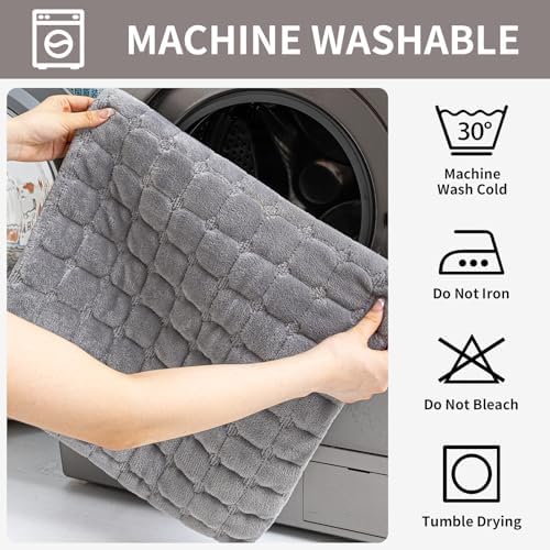 Velvet Sectional Couch Covers for Dogs, Dark Grey - Image 5