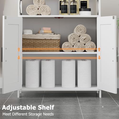 Homhedy Farmhouse Bathroom Storage Cabinet - Image 4