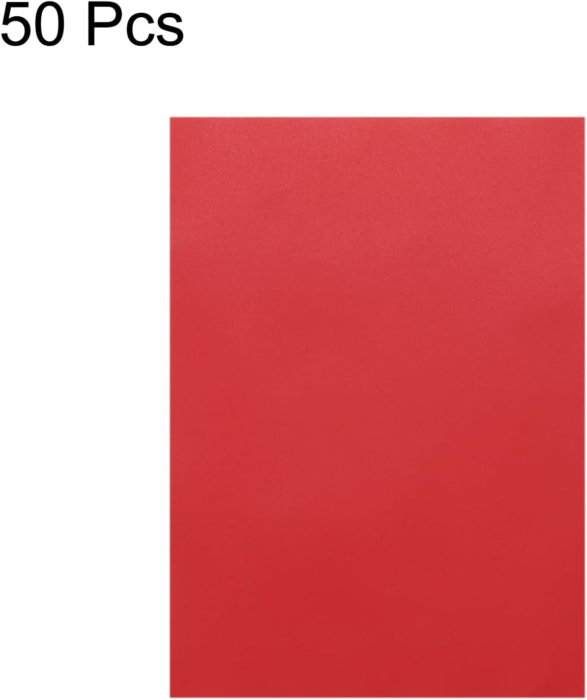MECCANIXITY Colored Vellum Paper, 50 Sheet Deep Red Transparency 11.7 x 8.2 Printable Vellum Paper, Translucent Vellum Sheets for Printing Wedding Invitations, Ink Jet Laser Printer