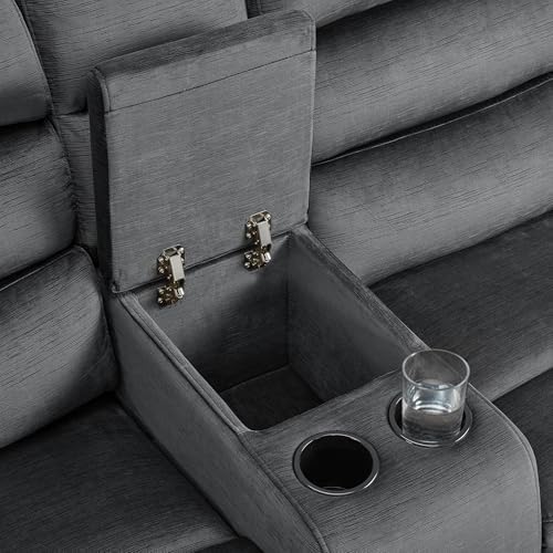 MCombo 73.8'' Zero Wall Hugger Power Recliner Sofa - Image 7