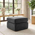 23.6" Boneless Sofa Ottoman, Modern Cloud Couch Ottoman, Upholstered Footrest by UMBFUN