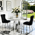 45” Round Dining Table Set For 2, Kitchen Table by Unknown
