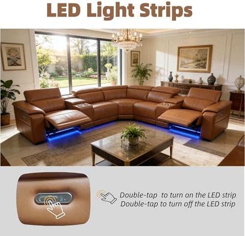 Power Recliner Sectional Sofa - Image 5