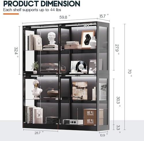 AMERLIFE 60-Inch RGB Display Cabinet - Image 2