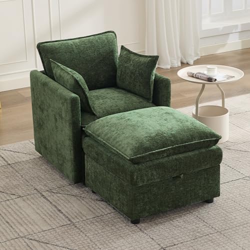 30" Cloud Modular Single Sofa Chair by Abbrevi