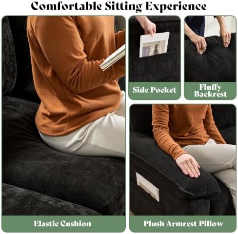 AMERLIFE 81" Sofa Bed, Sectional Sleeper Sofa - Image 5
