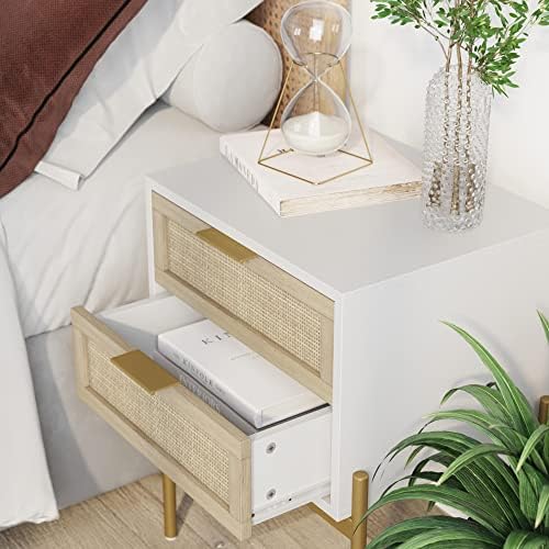 Andrew End, Bedside or Side Table in Matte White Finish - Image 7