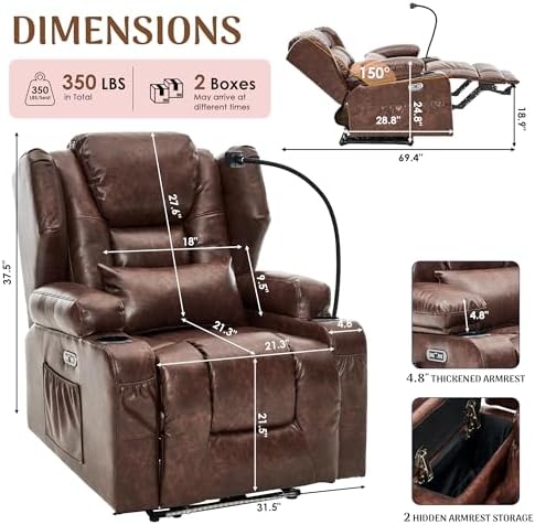 Redlife Power Recliner Sofa - Image 2