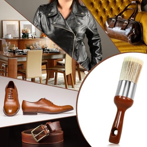 Horse Hair Brush for Leather and Furniture Salve（Long Handle） - Image 6