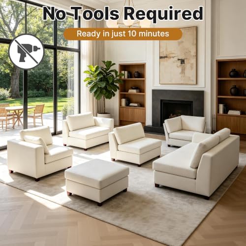 Oversized Modular Sectional Sofa - Image 7