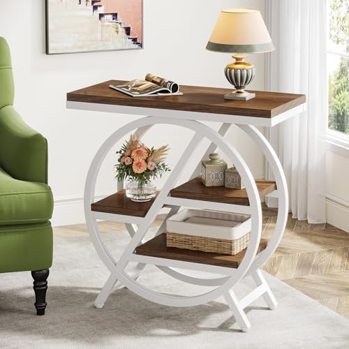 Tribesigns End Table for Living Room, 3-Tier Narrow Side Table by Tribesigns