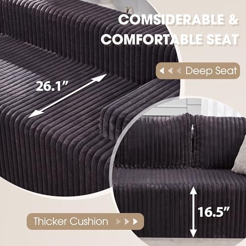 Hobestluk Boneless Couches Modular Sectional Sofa - Image 4