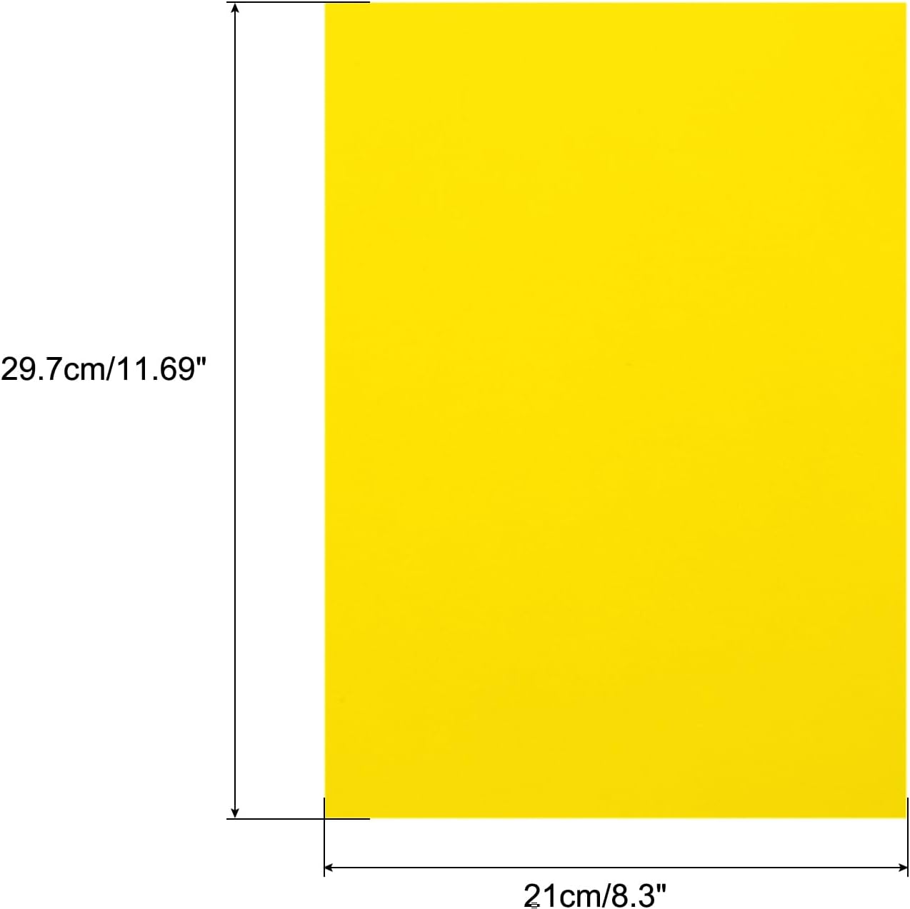 MECCANIXITY Colored Vellum Paper, 50 Sheet Yellow Transparency 11.7 x 8.2 Printable Vellum Paper, Translucent Vellum Sheets for Printing Wedding Invitations, Ink Jet Laser Printer