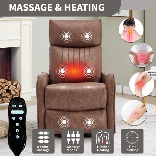 Manual Swivel Rocker Recliner Chair - Image 3