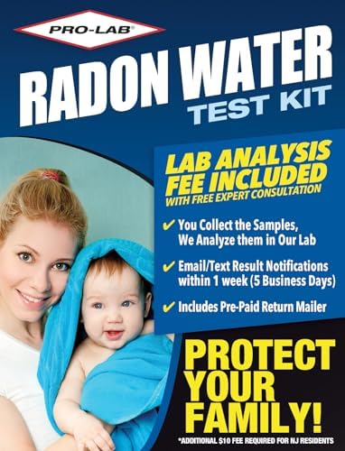 Radon in Water Test Kit, Lab Analysis by PRO-LAB
