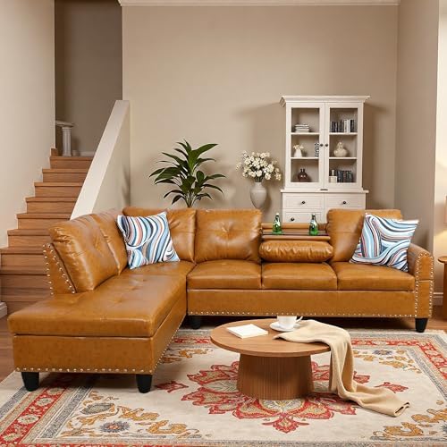 L-Shaped Sectional Sofa, Modern 4-Seat Couch - Image 7