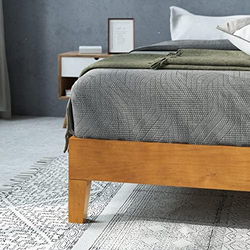 Zinus Alexis Deluxe Wood Platform Bed Frame, Solid Wood Foundation, No Box - Image 3