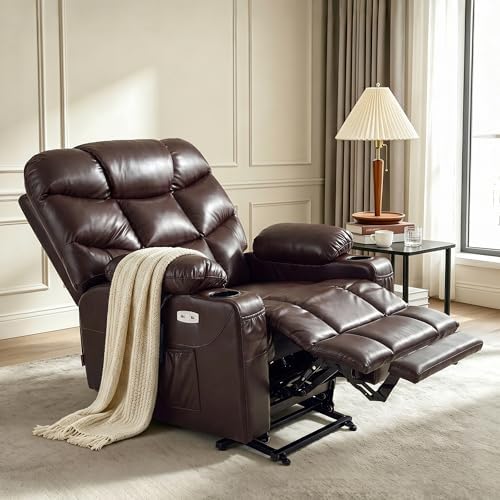 MCombo Power Lift Recliner Chair, Leather R7289 - Image 4