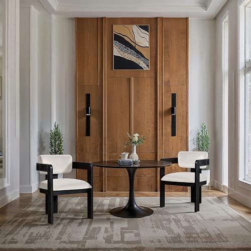 Meridian Furniture Sacha Velvet/Rubberwood Dining Chair - Image 2