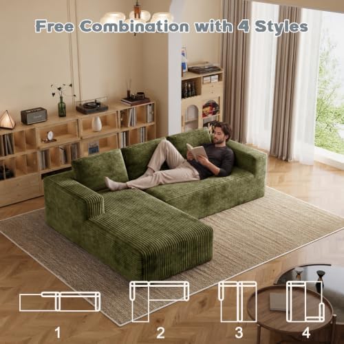 93" L-Shaped Modular Sectional Sofa - Image 3