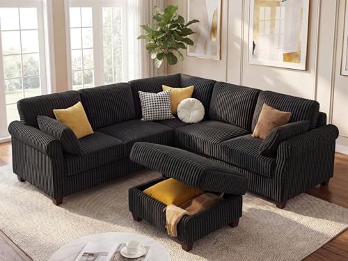 90.6" V-Shaped Sectional Sofa - Image 3