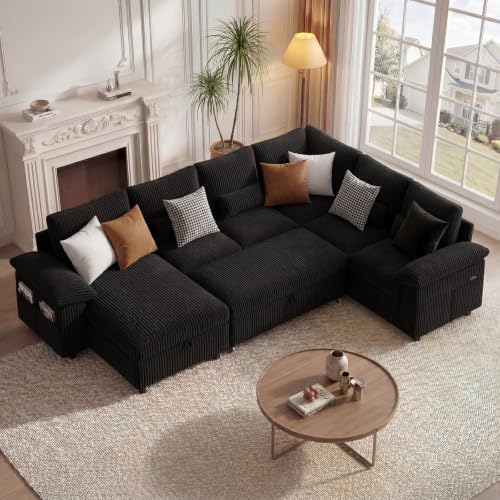 110 Inch Modular Sectional Sleeper Sofa - Image 2