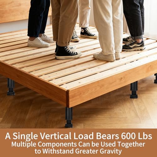 8Pcs Metal Adjustable Height Bed Support Legs - Image 6