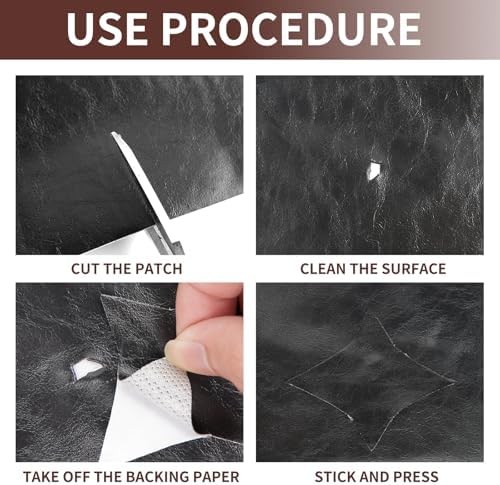 Leather Repair Kits, Large Vinyl Repair Patch - Image 5