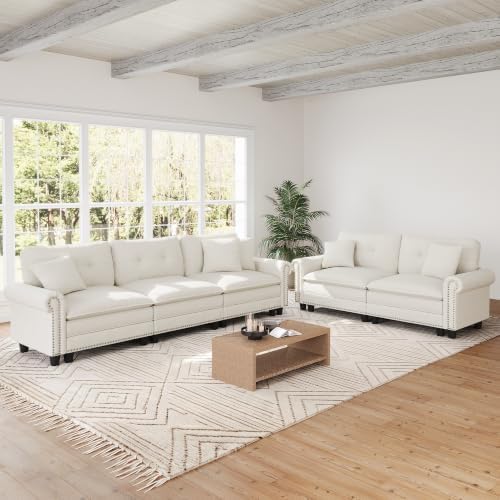 SUNSHINE VALLEY Modular Sectional Sofa Set Living Room 2-Piece Deep Seats by SUNSHINEVALLEY
