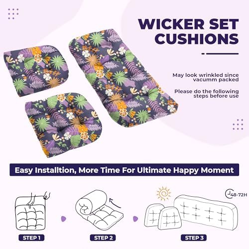 DANGHOOGY Wicker Chair Cushions - Image 6