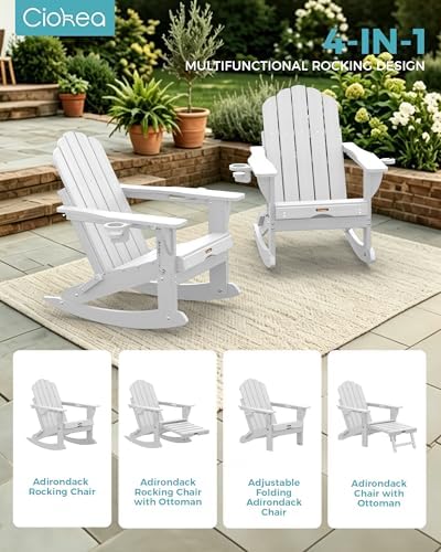 Ciokea Adirondack Rocking Chair - Image 4