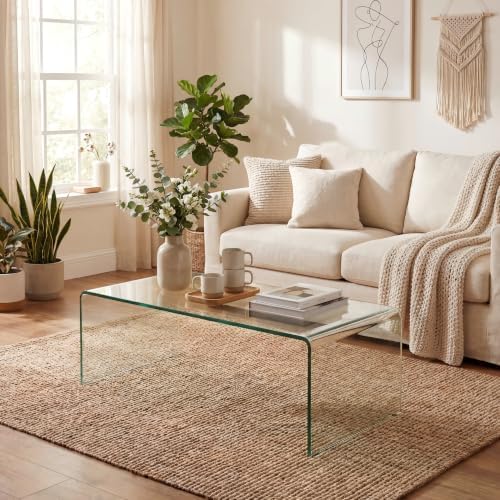 Tangkula Glass Coffee Table - Image 4