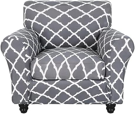 SearchI Stretch Sofa Cover Printed Couch Covers, Floral Pattern 2 Piece by SearchI