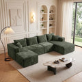Boneless Couch U-Shaped Sectional Sofa by HouseMila