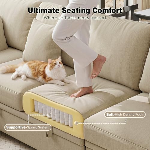 Ihanherry 86" Modular Sectional Sofa - Image 4