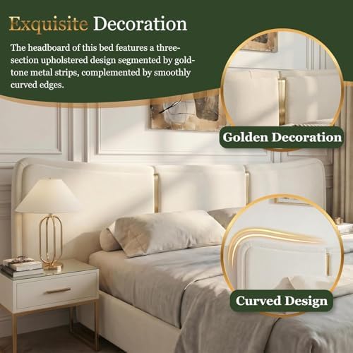 King Size Upholstered Bed Frame - Image 4
