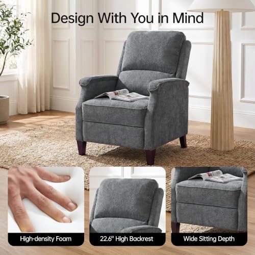 VKNOW Recliner Chair, Fabric Recliner - Image 4