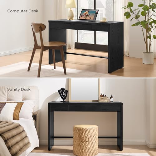 SICOTAS Computer Desk Writing Table, 47-Inch Wooden Study Desk - Image 6