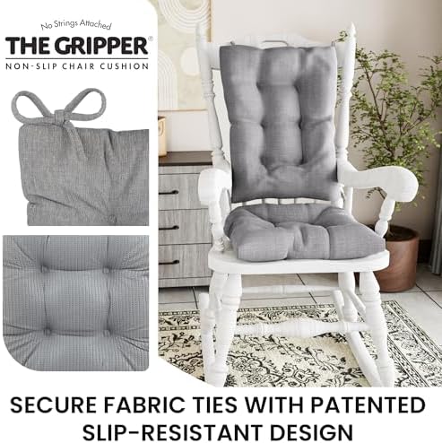 Klear Vu The Gripper Non-Slip Rocking Chair Cushion Set - Image 4