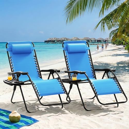 Homall Zero Gravity Chair Patio Folding Lawn Camp Reclining - Image 2