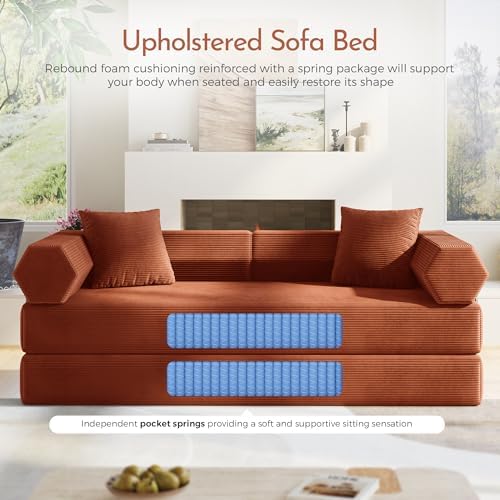 79" Convertible Sofa Bed, Boneless Couch - Image 5