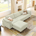 CHITA 127" Leather Super Large Sectional Couches by Unknown