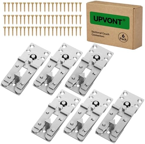 Sectional Couch Connectors, Thickened Interlocking Alligator Couch Connectors by UPVONT